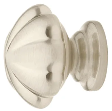 1 3/4 Inch Solid Brass Melon Cabinet & Furniture Knob