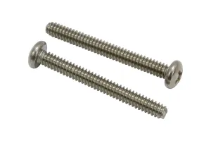 10-24 X 2-1/2" Stainless Pan Head Phillips Machine Screw (25 pc) 18-8 (304) Stainless