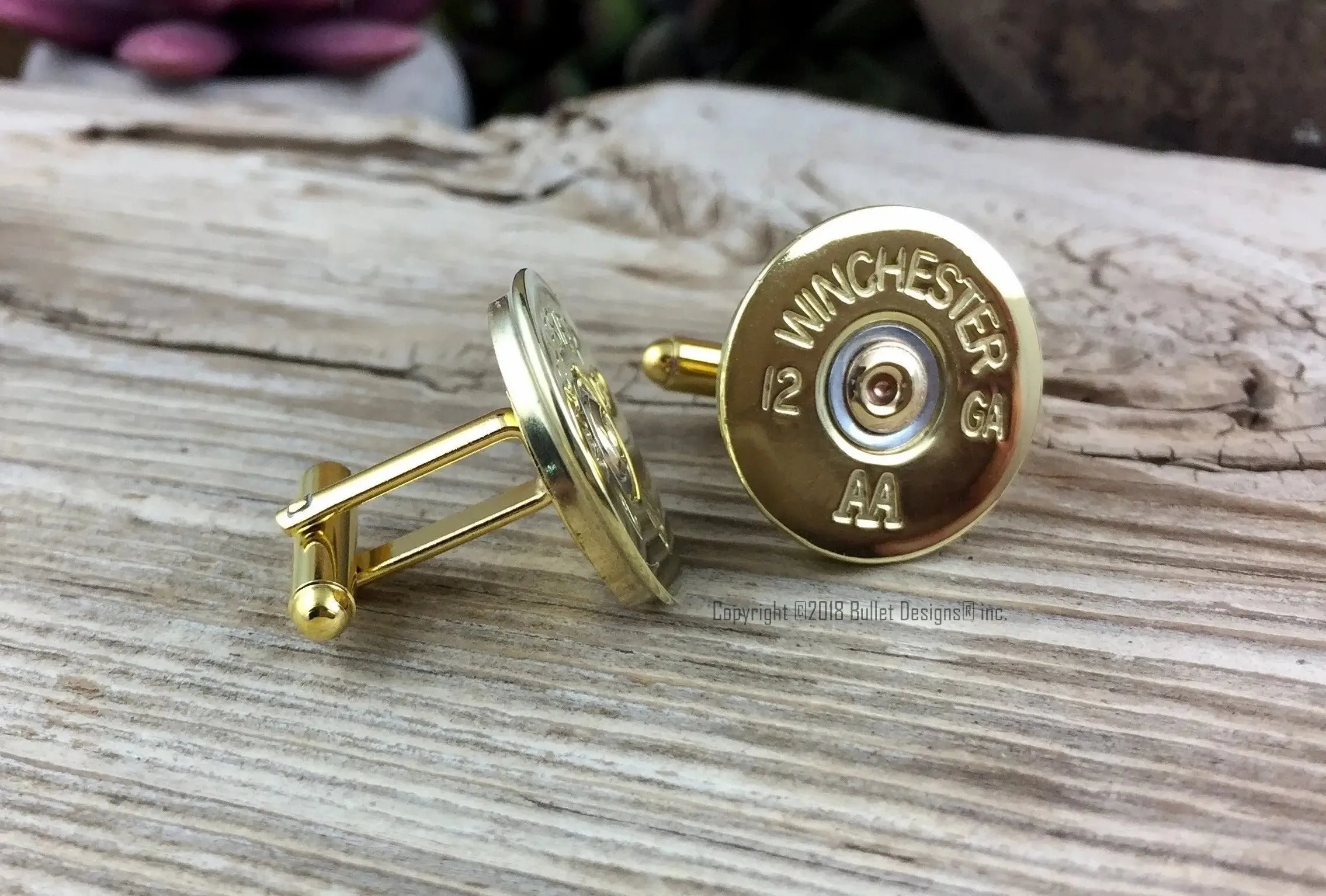 12 Gauge Shotgun Cufflinks