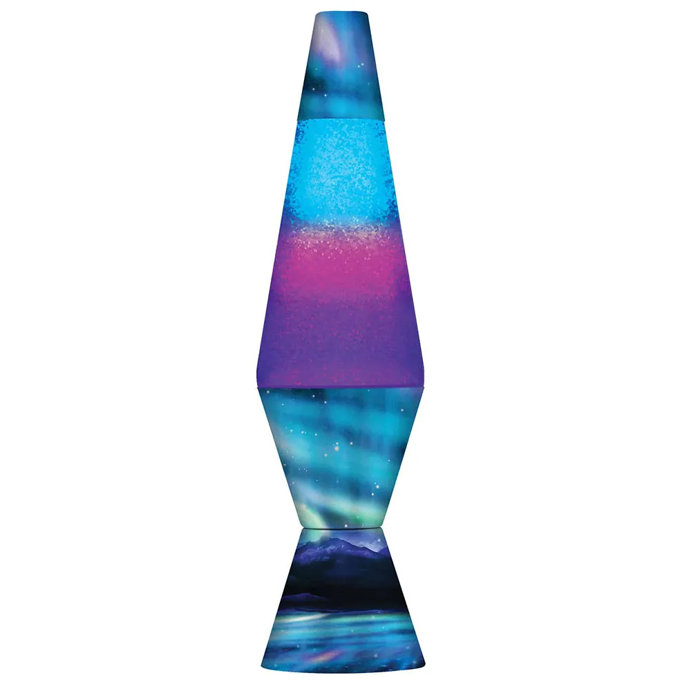 14.5" Northern Lights LAVA Lamp (Purple/Blue)