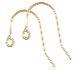 14K Gold Filled French Ear Wire (1 pair)