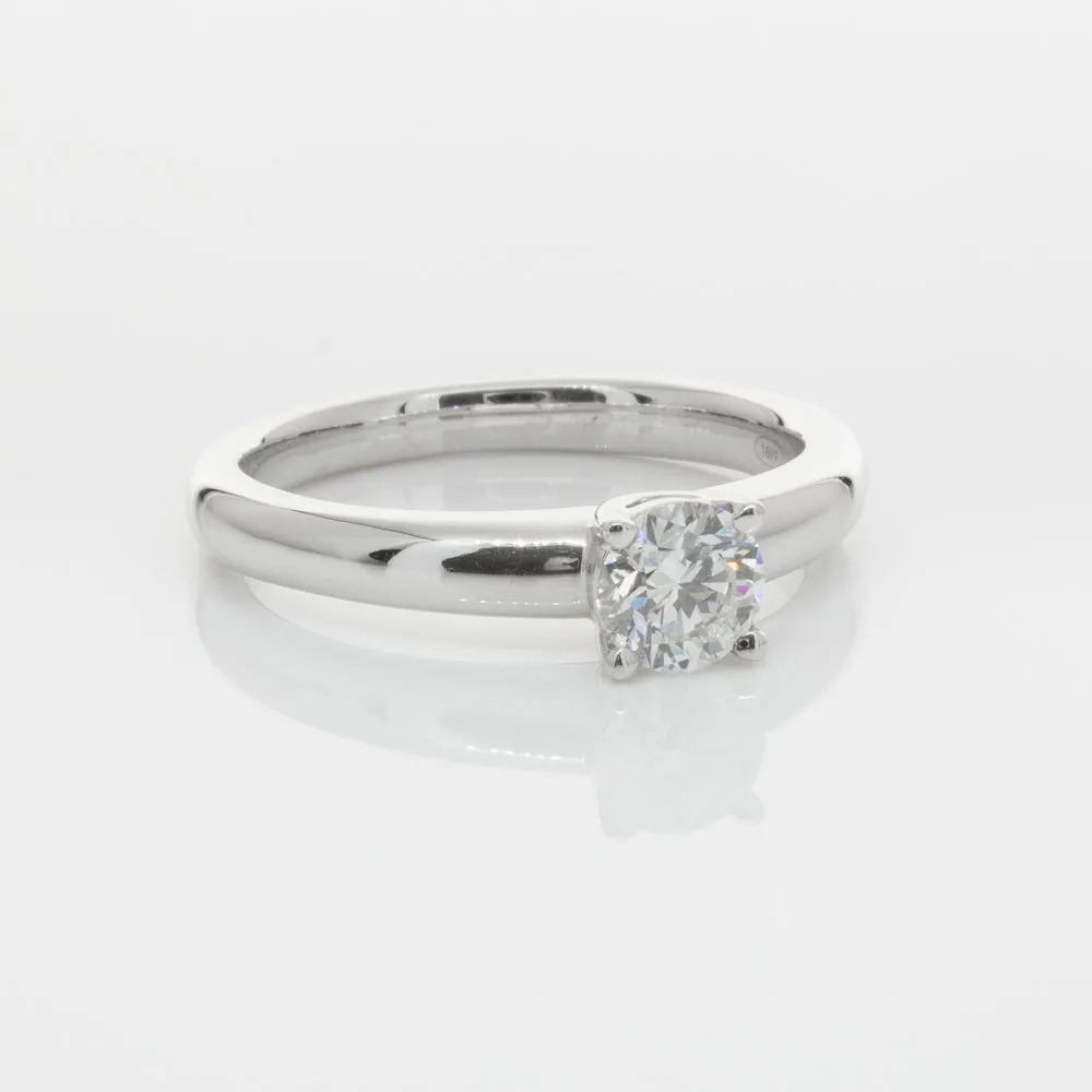 18ct White Gold .50ct Diamond Tulip Ring