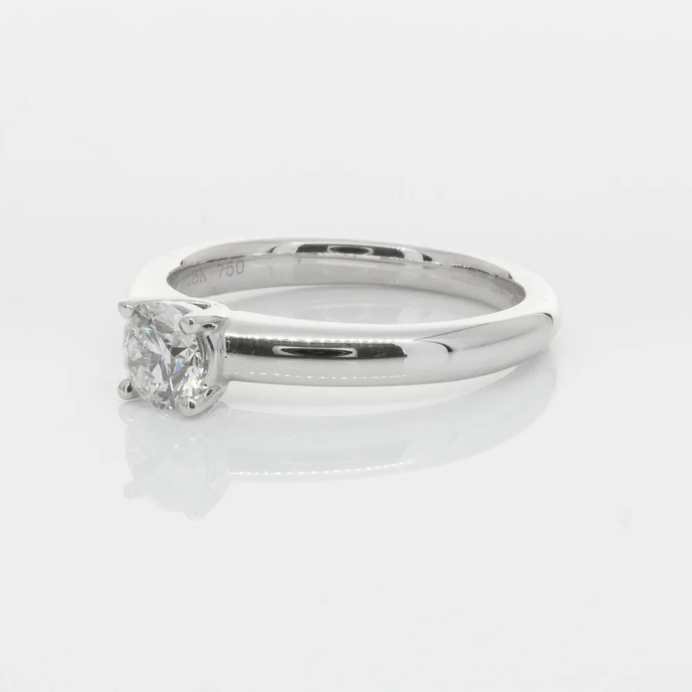 18ct White Gold .50ct Diamond Tulip Ring