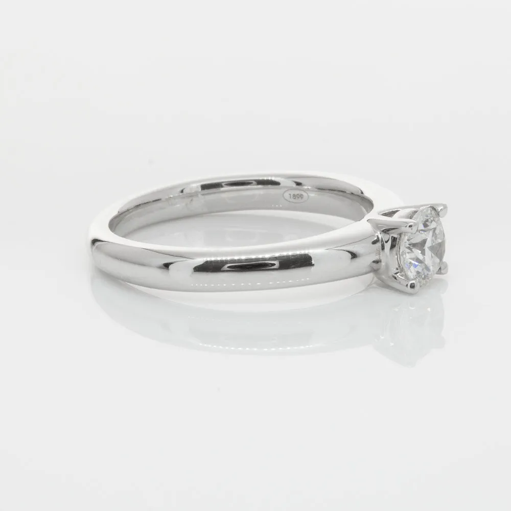 18ct White Gold .50ct Diamond Tulip Ring