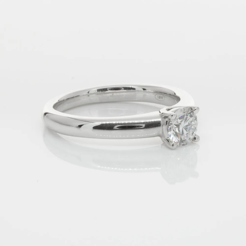 18ct White Gold .50ct Diamond Tulip Ring