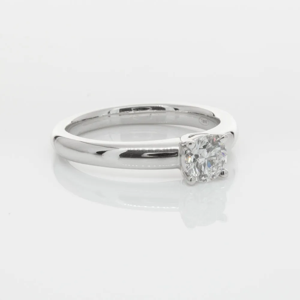 18ct White Gold .50ct Diamond Tulip Ring