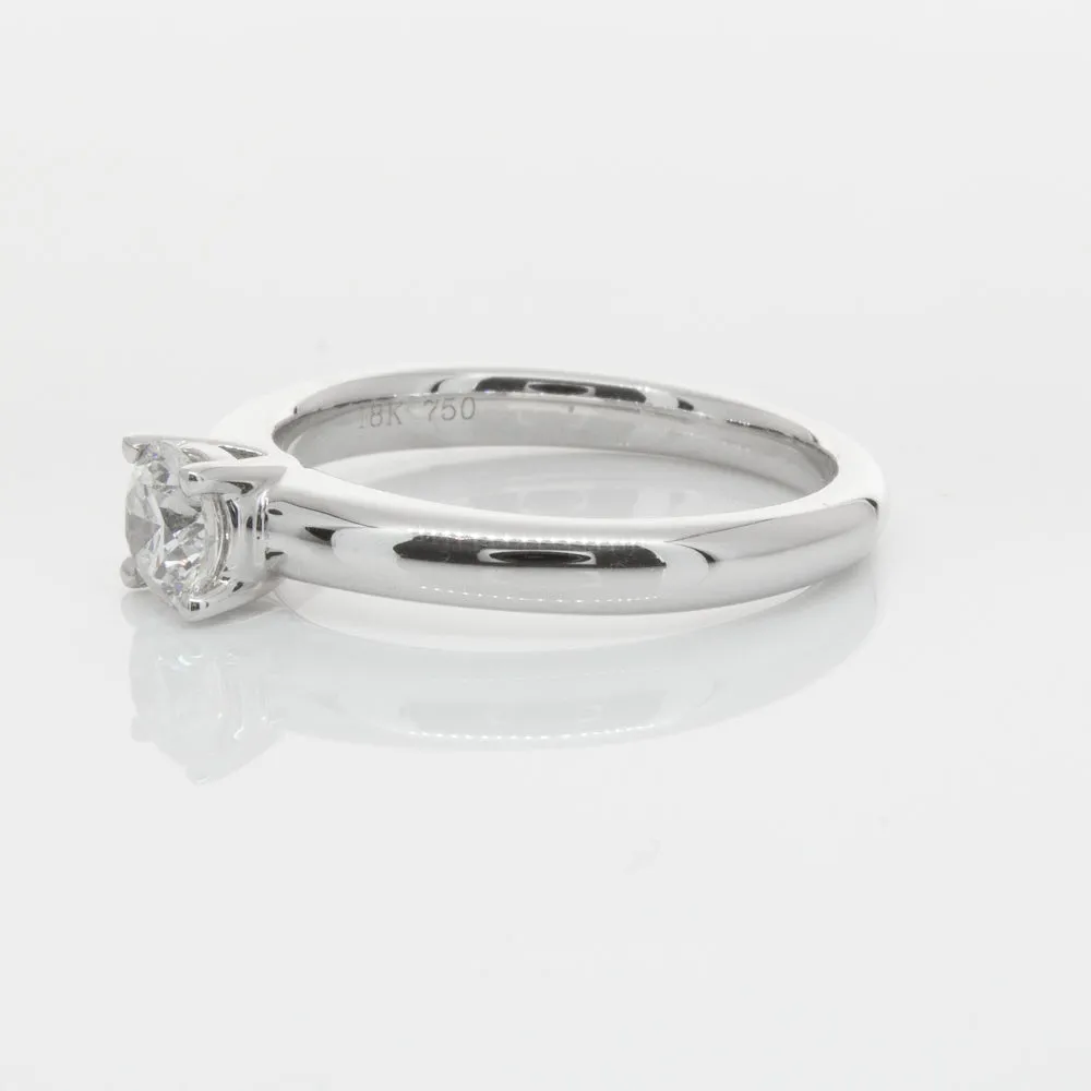 18ct White Gold .50ct Diamond Tulip Ring