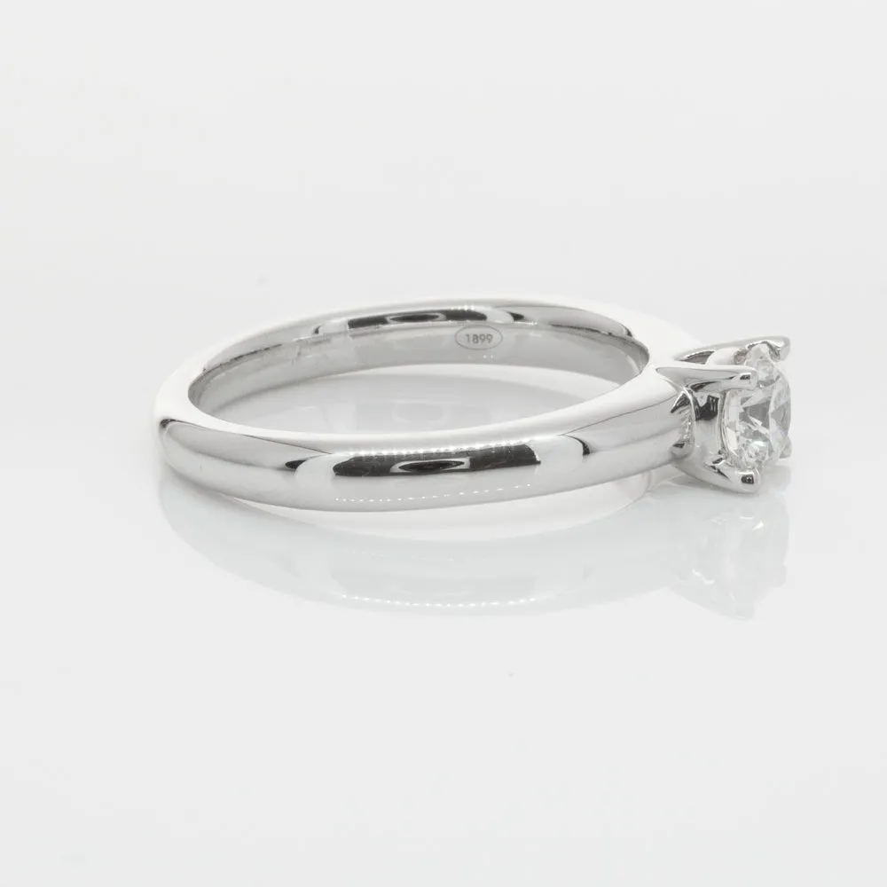 18ct White Gold .50ct Diamond Tulip Ring