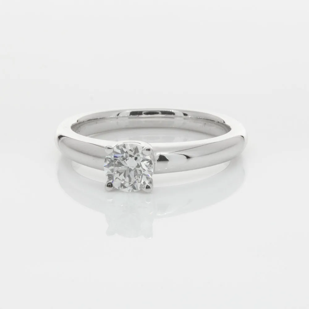 18ct White Gold .50ct Diamond Tulip Ring