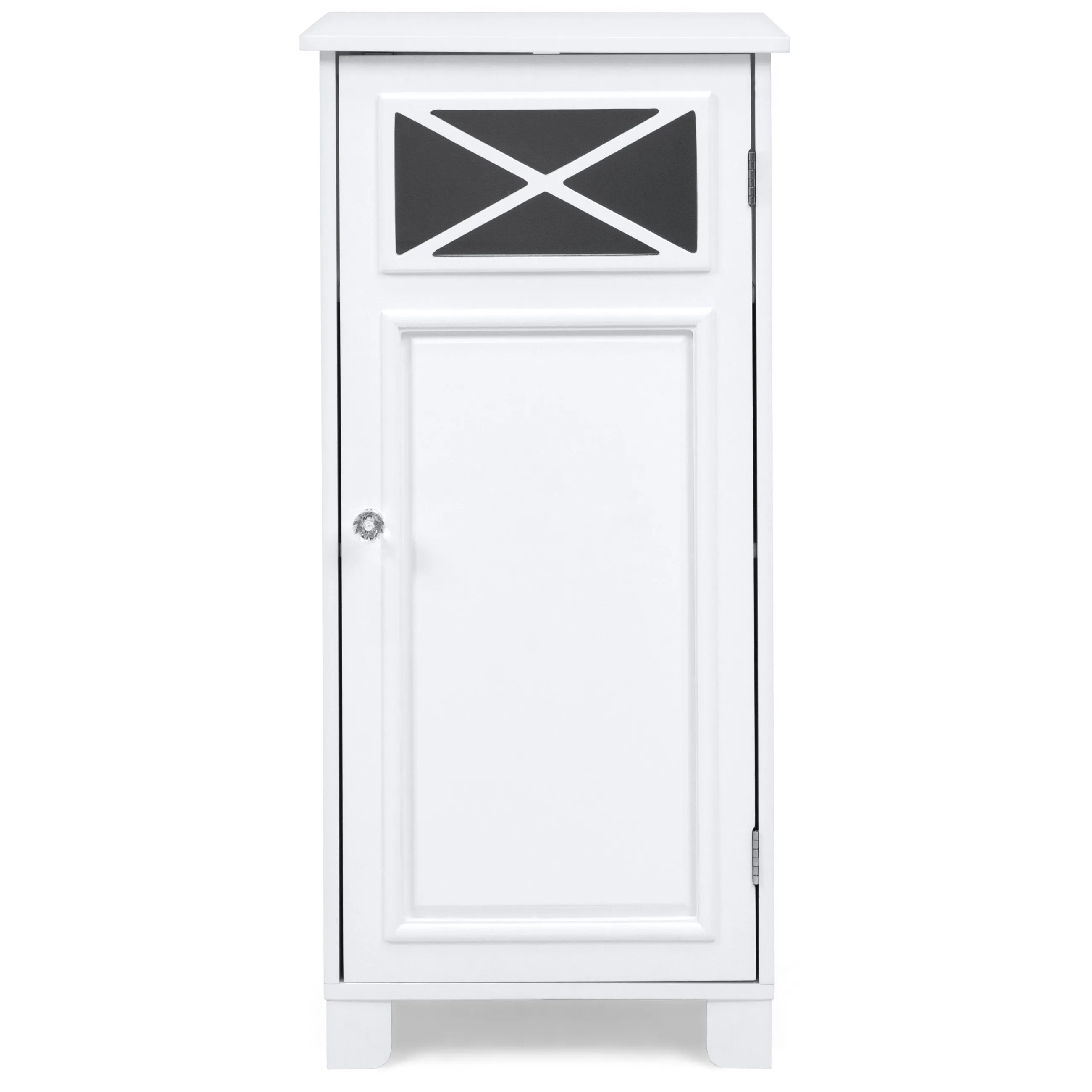 3-Tier Classic Wooden Floor Cabinet w/ Door