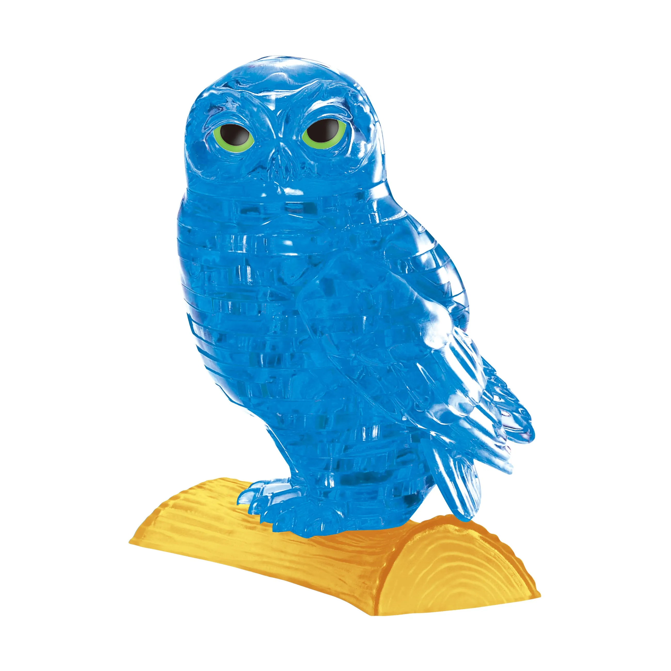 3D Crystal Puzzle - Owl (Blue): 42 Pcs