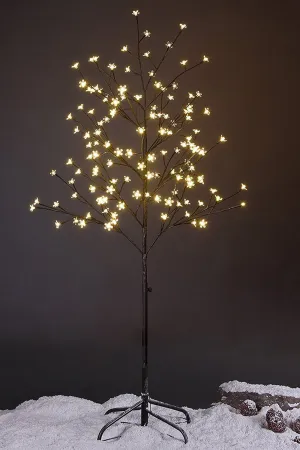 4' Lighted Cherry Blossom Tree