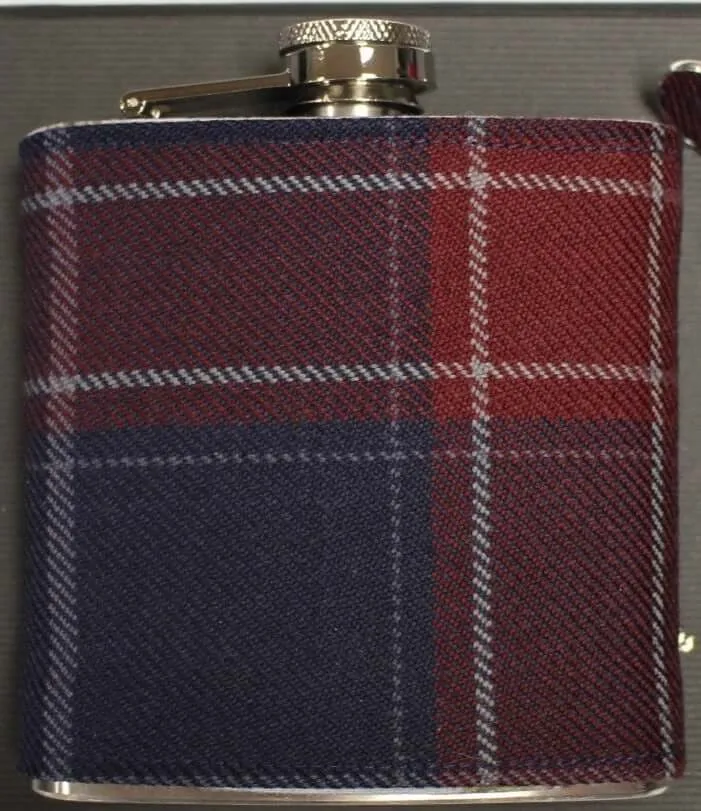 6oz Tartan Hip Flask - Made in tartan of your choice