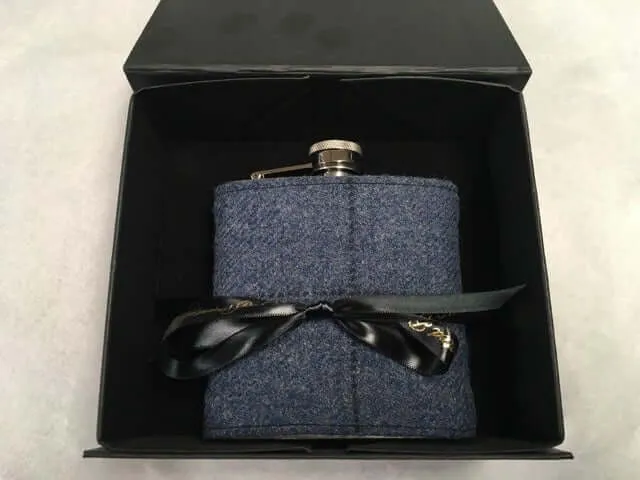 6oz Tartan Hip Flask - Made in tartan of your choice