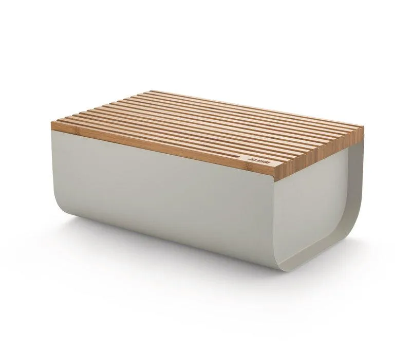 Alessi Mattina Bread Box Grey