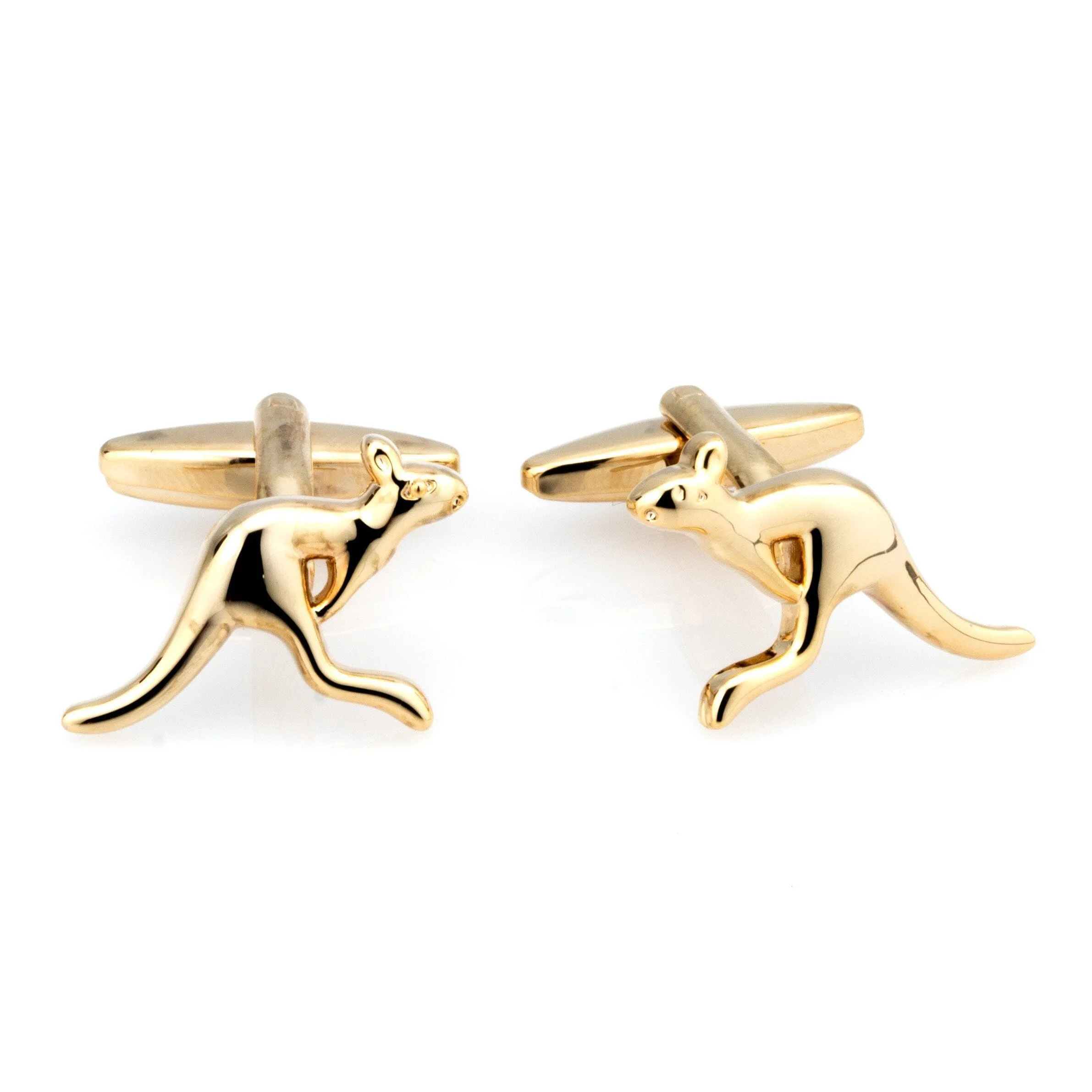 Australian Gold Kangaroo Cufflinks