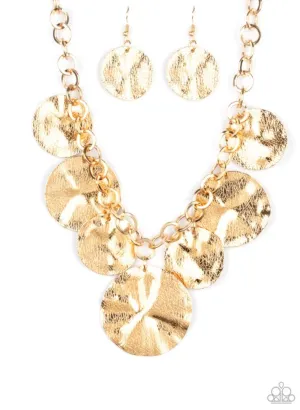 Barely Scratched the Surface - Gold Necklace - Paparazzi  Accessories