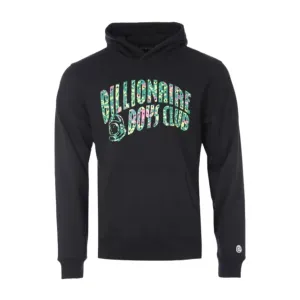 Billionaire Boys Club Jungle Camo Arch Logo Black Hoodie