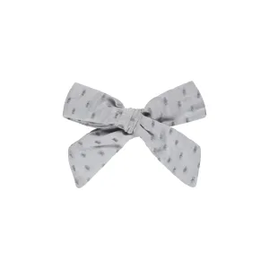 Bow Clip - Dusty Blue