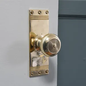 Brass Hampden Door Knobs