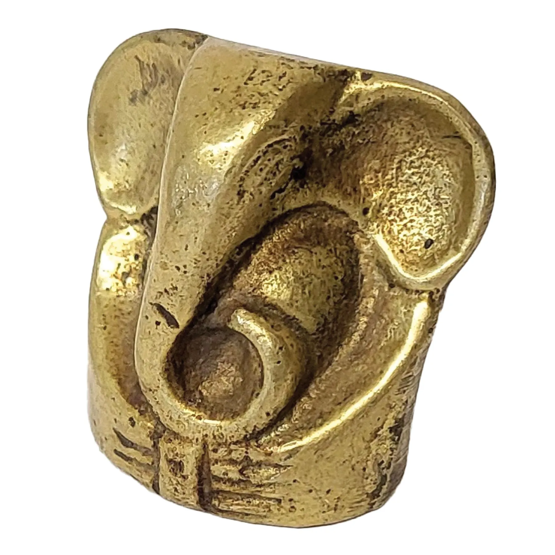 Brass Mini Baby Ganesh Statue