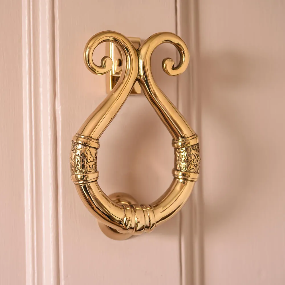 Brass Victorian Loop Door Knocker