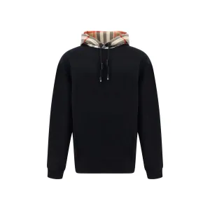 Burberry Elegant Oversize Black Samuel Hoodie