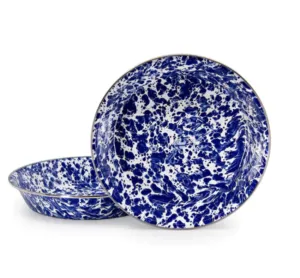 Cobalt Swirl Pie Plate