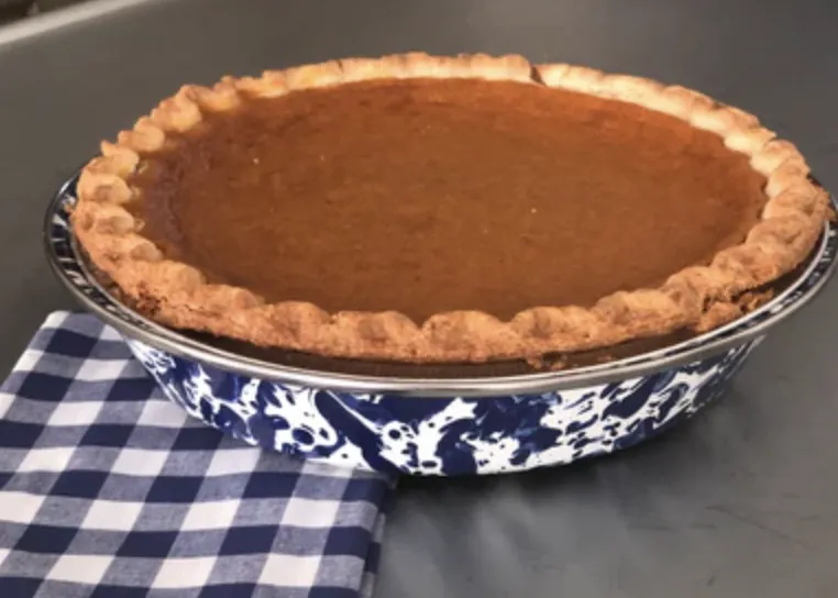 Cobalt Swirl Pie Plate