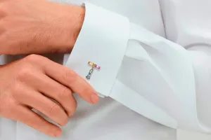 Cufflinks Letter T Initial 18kt Gold