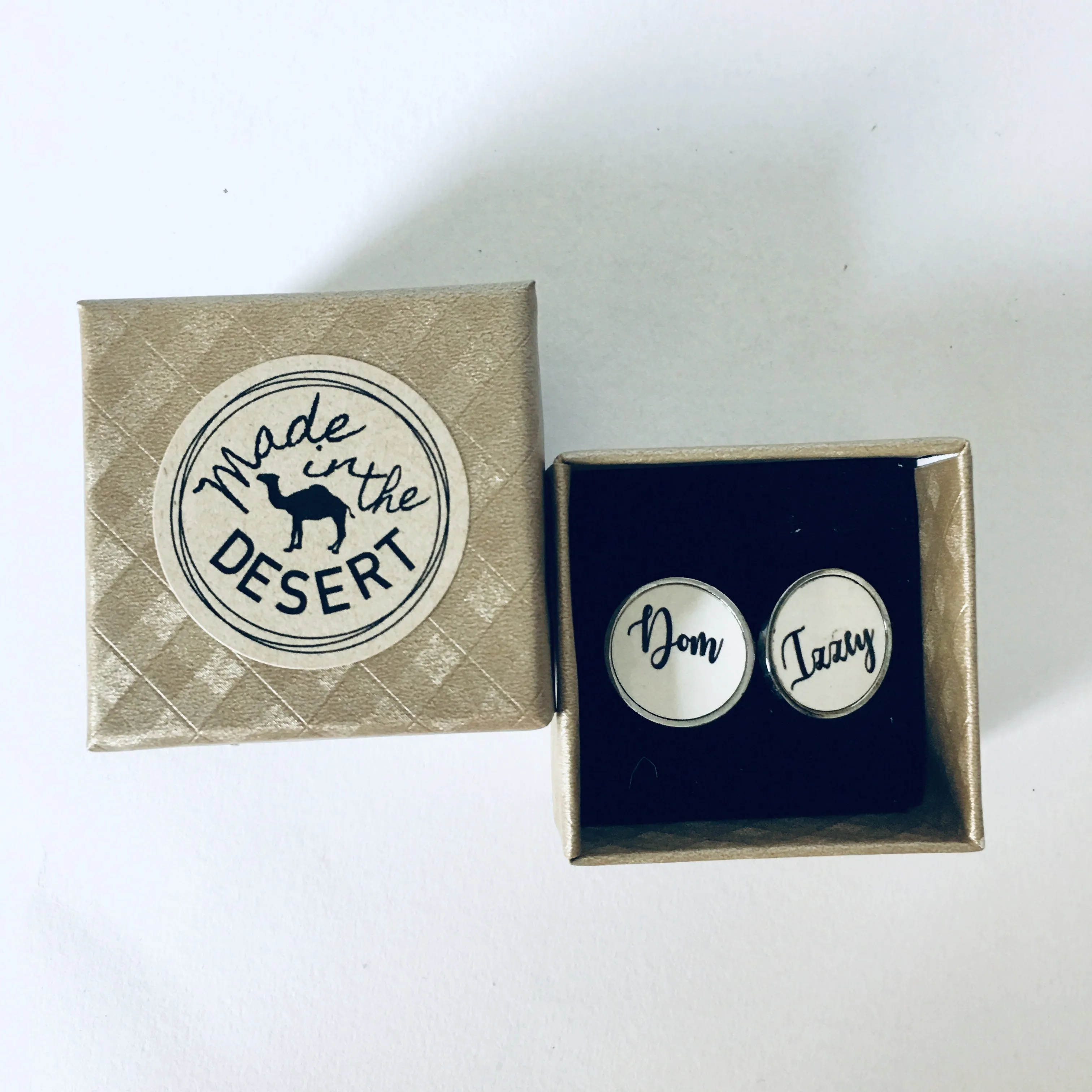 Cufflinks - Names - Personalised