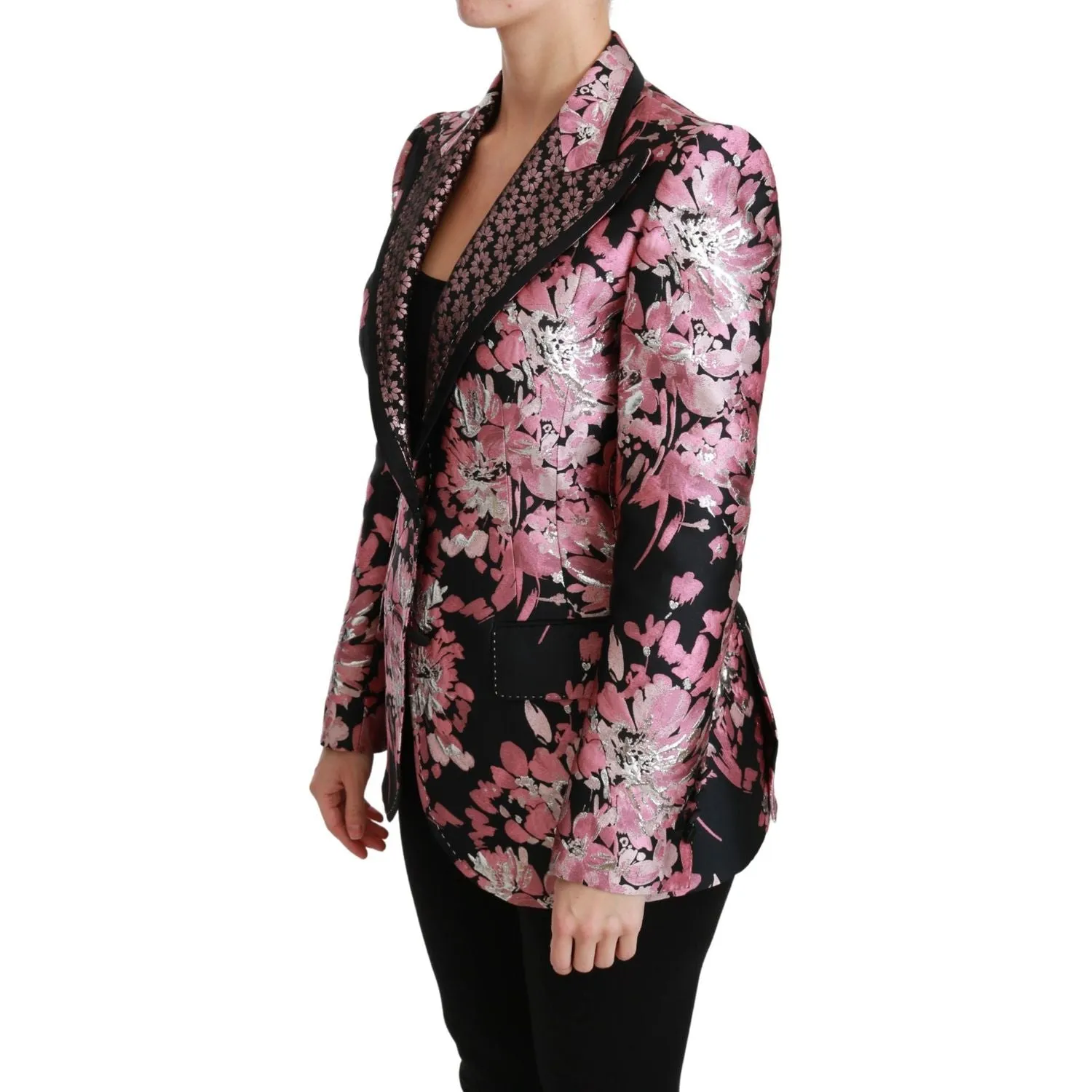 Dolce & Gabbana Elegant Floral Jacquard Blazer