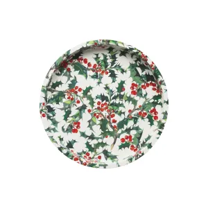 Emma Bridgewater Holly Round Tin Tray