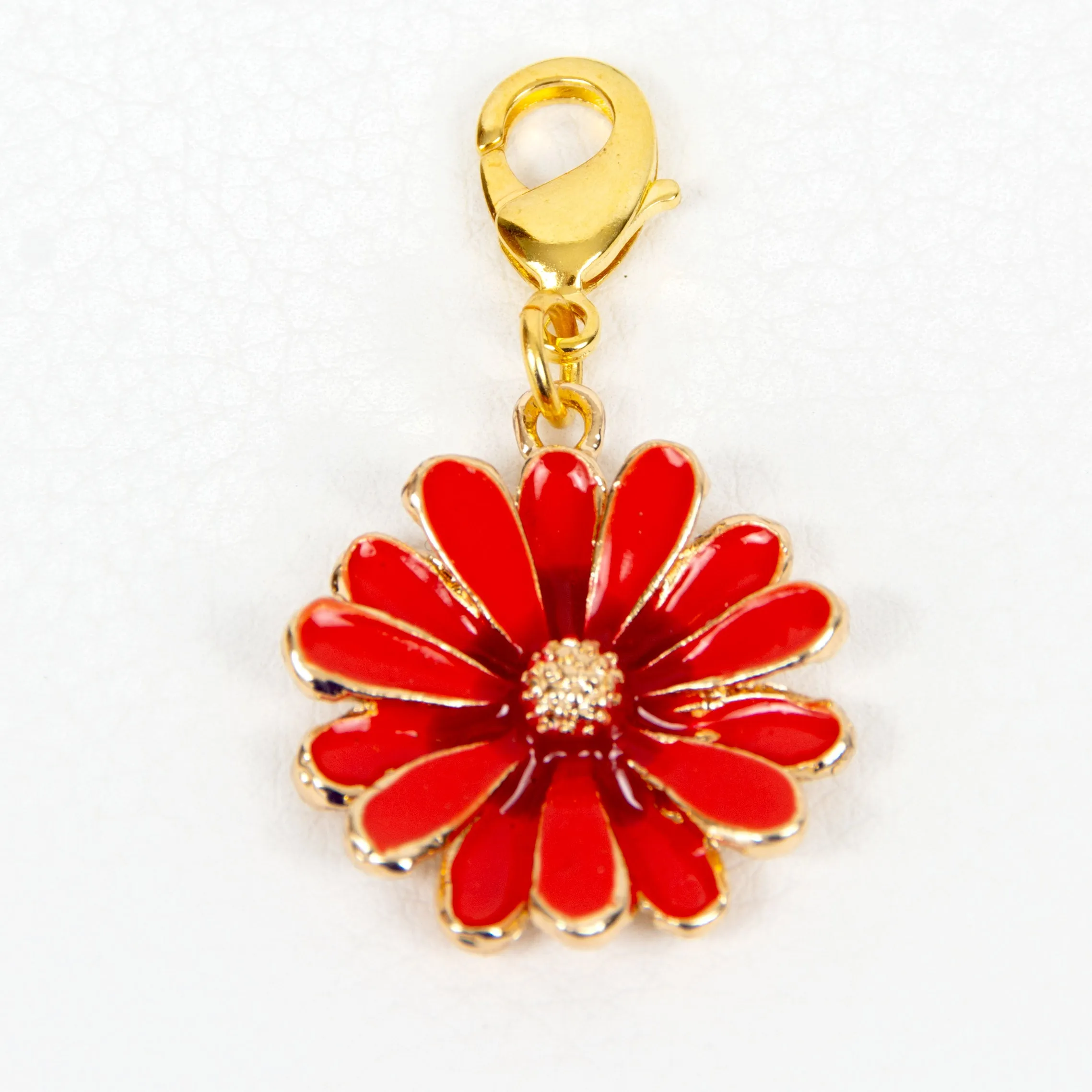 Enamel Daisy Charm - 4 Colors Available