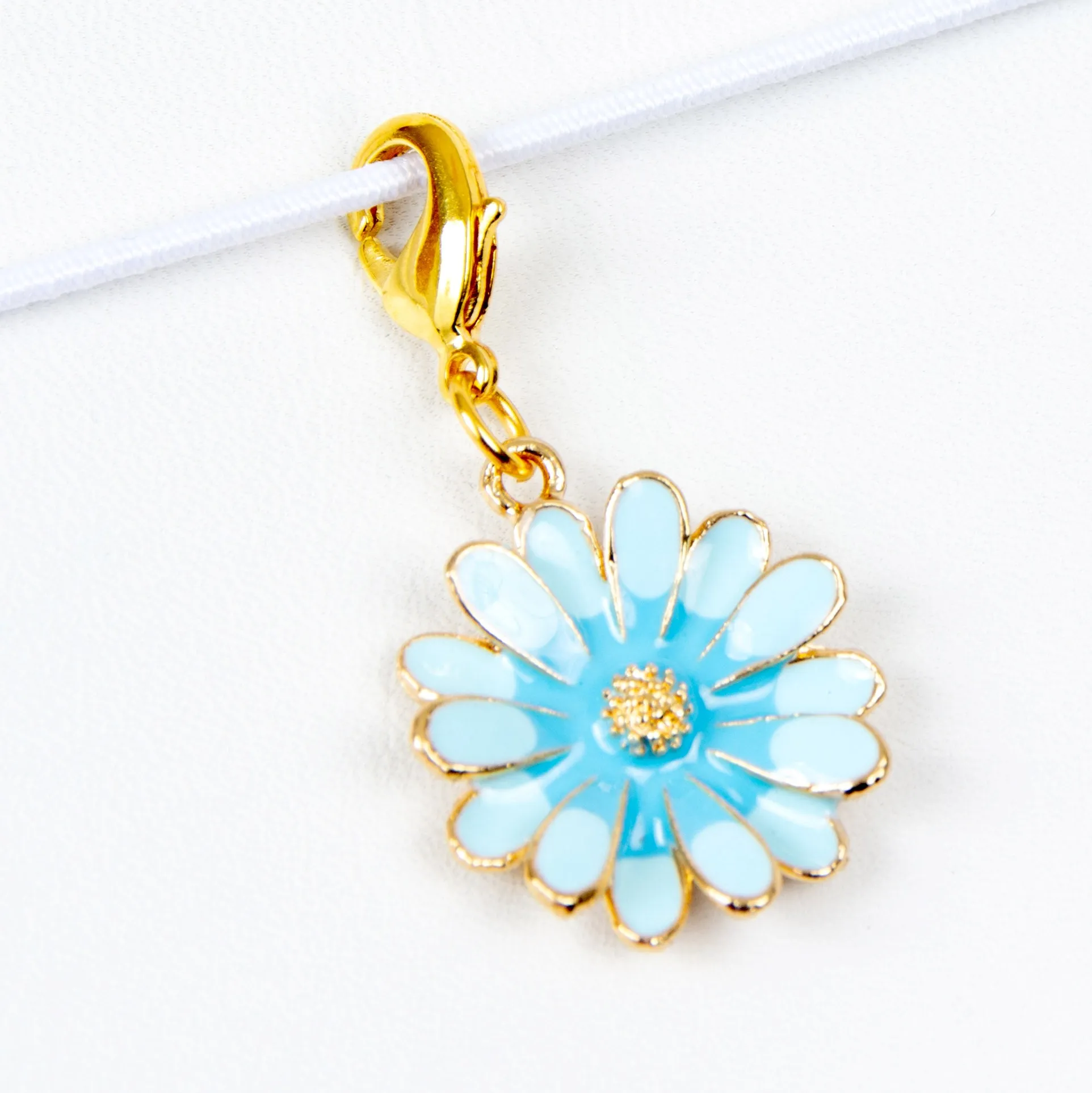 Enamel Daisy Charm - 4 Colors Available