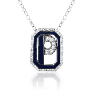 Gatsby Initial Necklace - Fifteen Colors