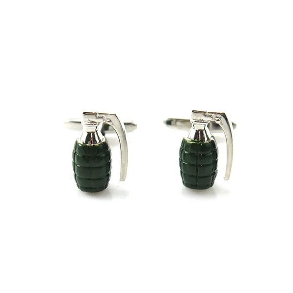 Grenade Cufflinks