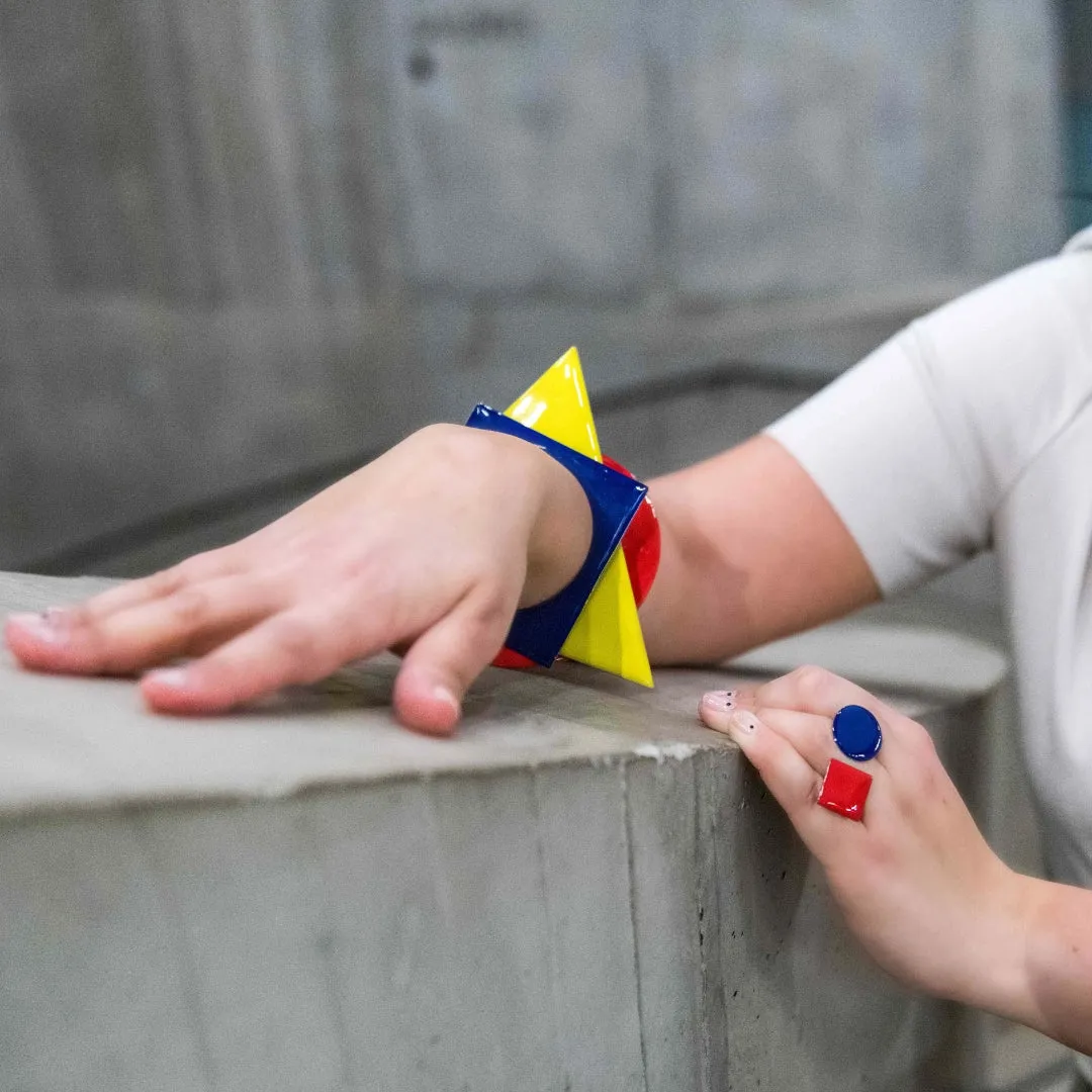 Itten  – bracelet with enamel – yellow