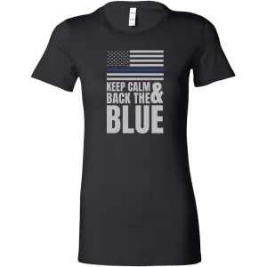 Keep Calm And Back The Blue Women's T-Shirt