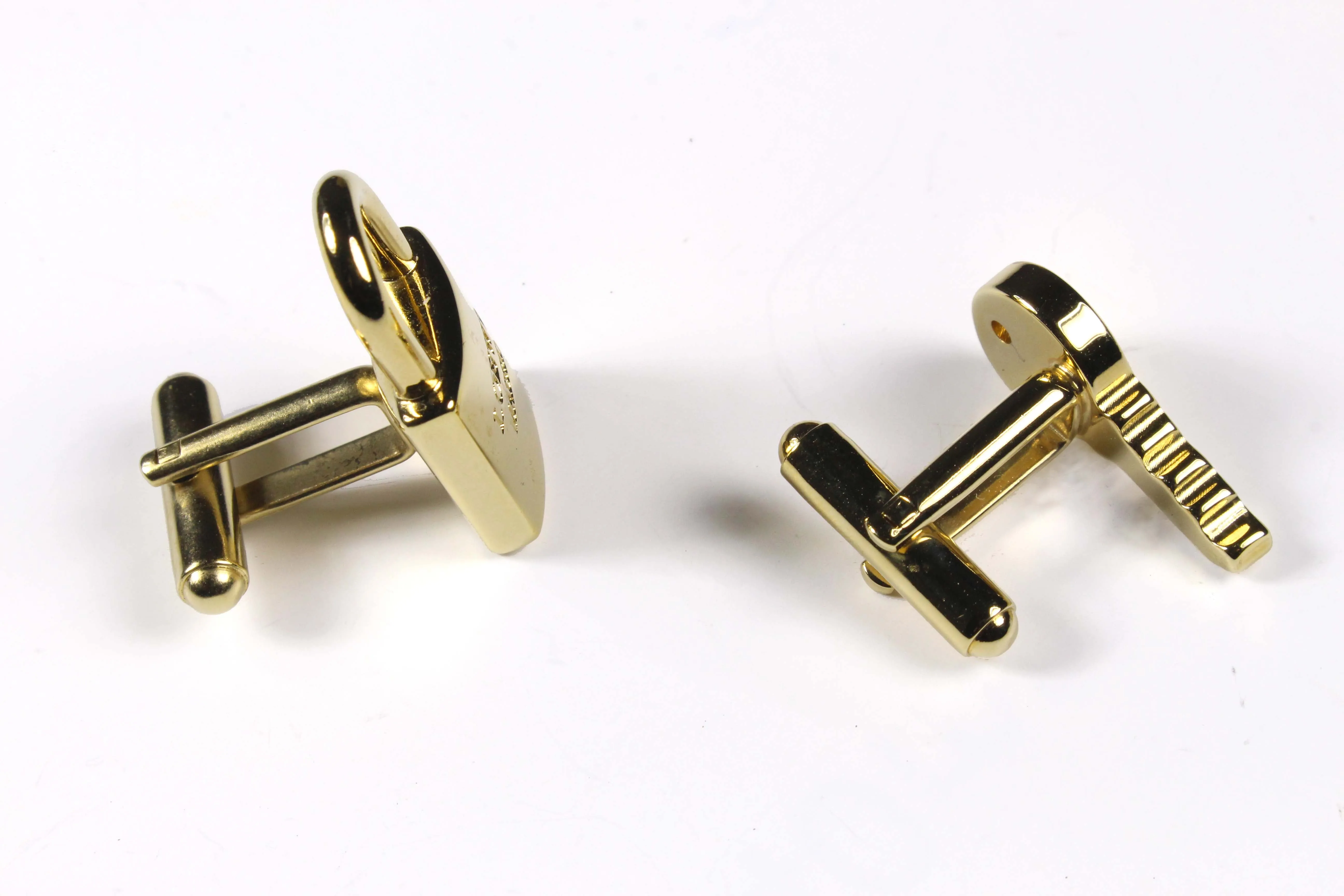 LOEWE padlock and key cufflinks