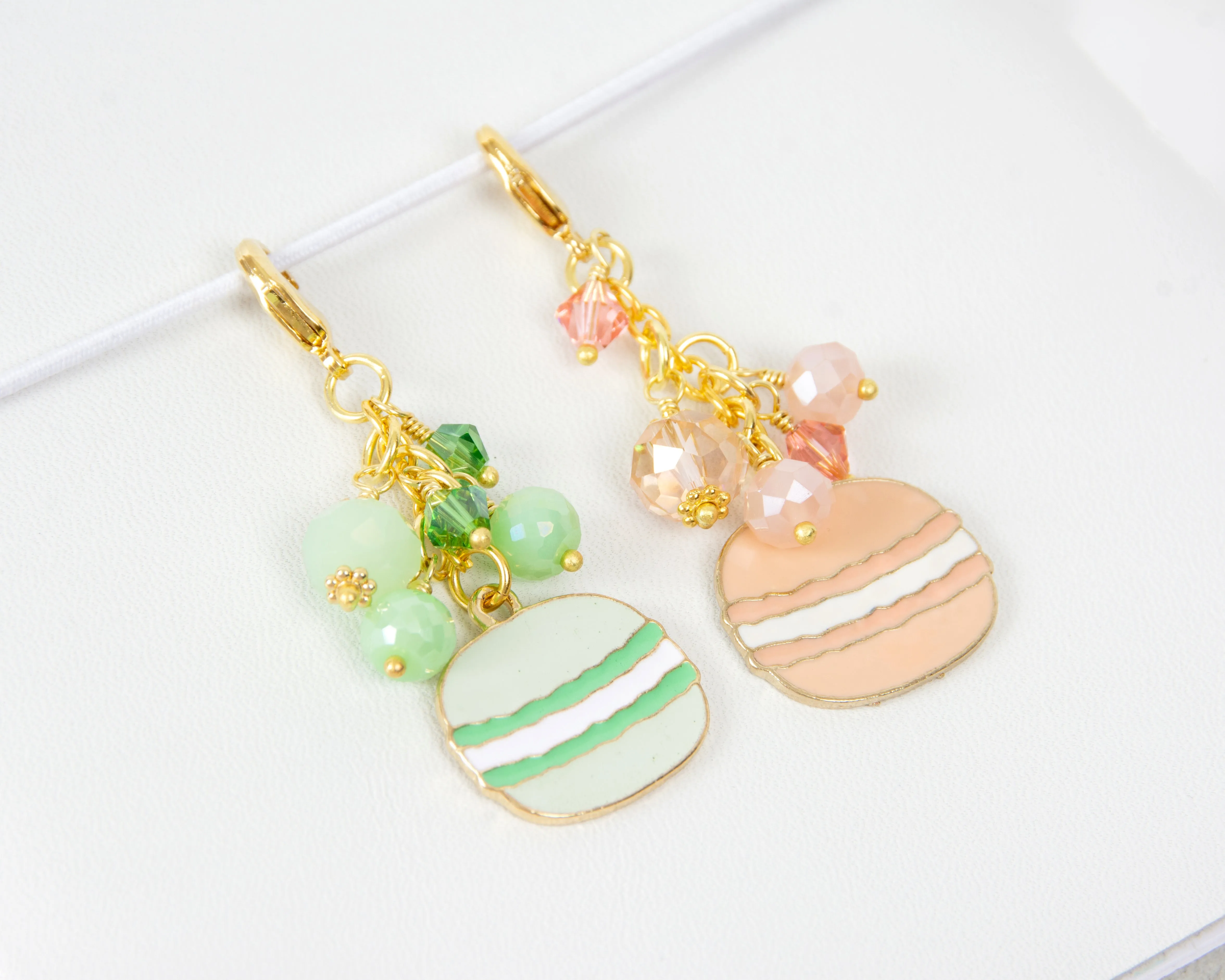 Macaron Crystal Dangle Planner Clip or Charm