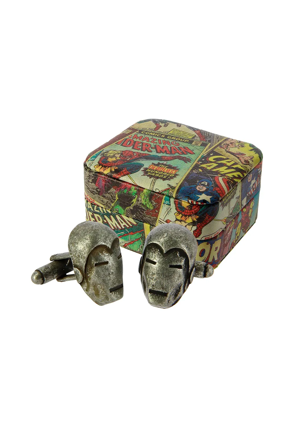 Marvel Comics Men’s Super Hero Iron Man 3D Cufflinks