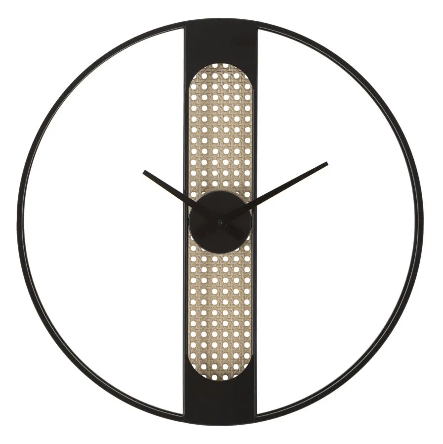 Metal & Wooden Modern Wall Clock