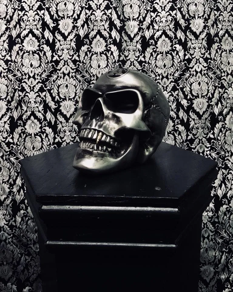 METALIZED ALCHEMIST SKULL