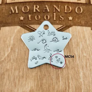 Micro Design Stamp MC54 6x6mm A boat - Ultra Details