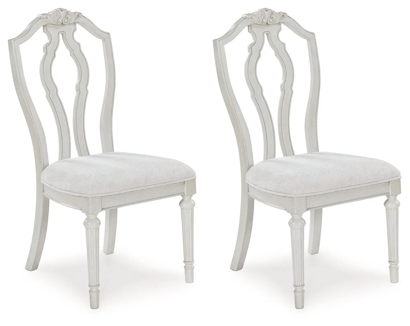 Montelaine - Antique White - Dining Upholstered Side Chair (Set of 2)