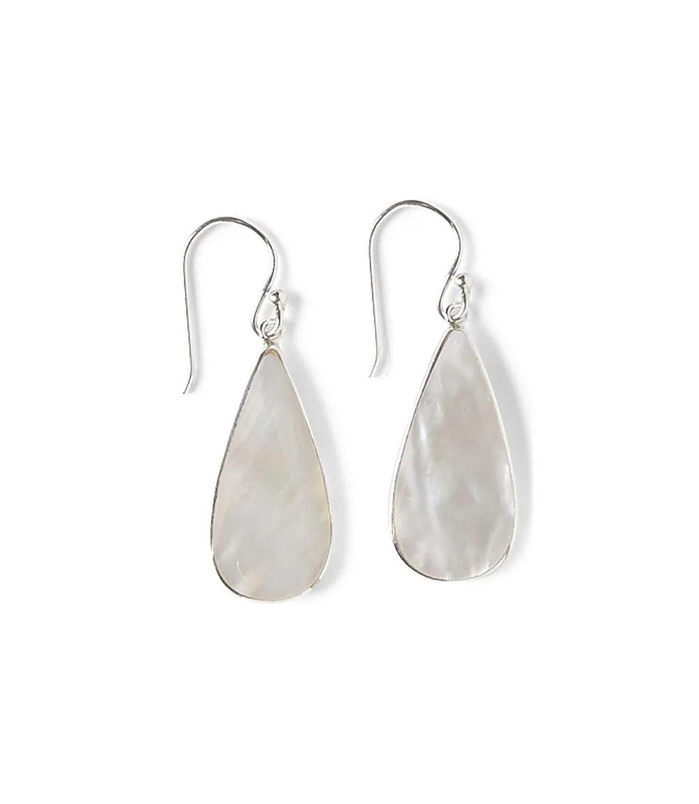 Mother of Pearl Teardrop Earrings