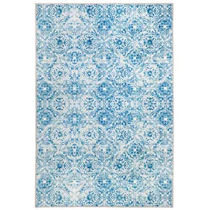 Mozaic Tiles Blue Floor Mat