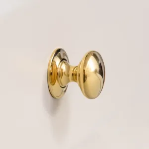 Polished Brass Cabinet Knob