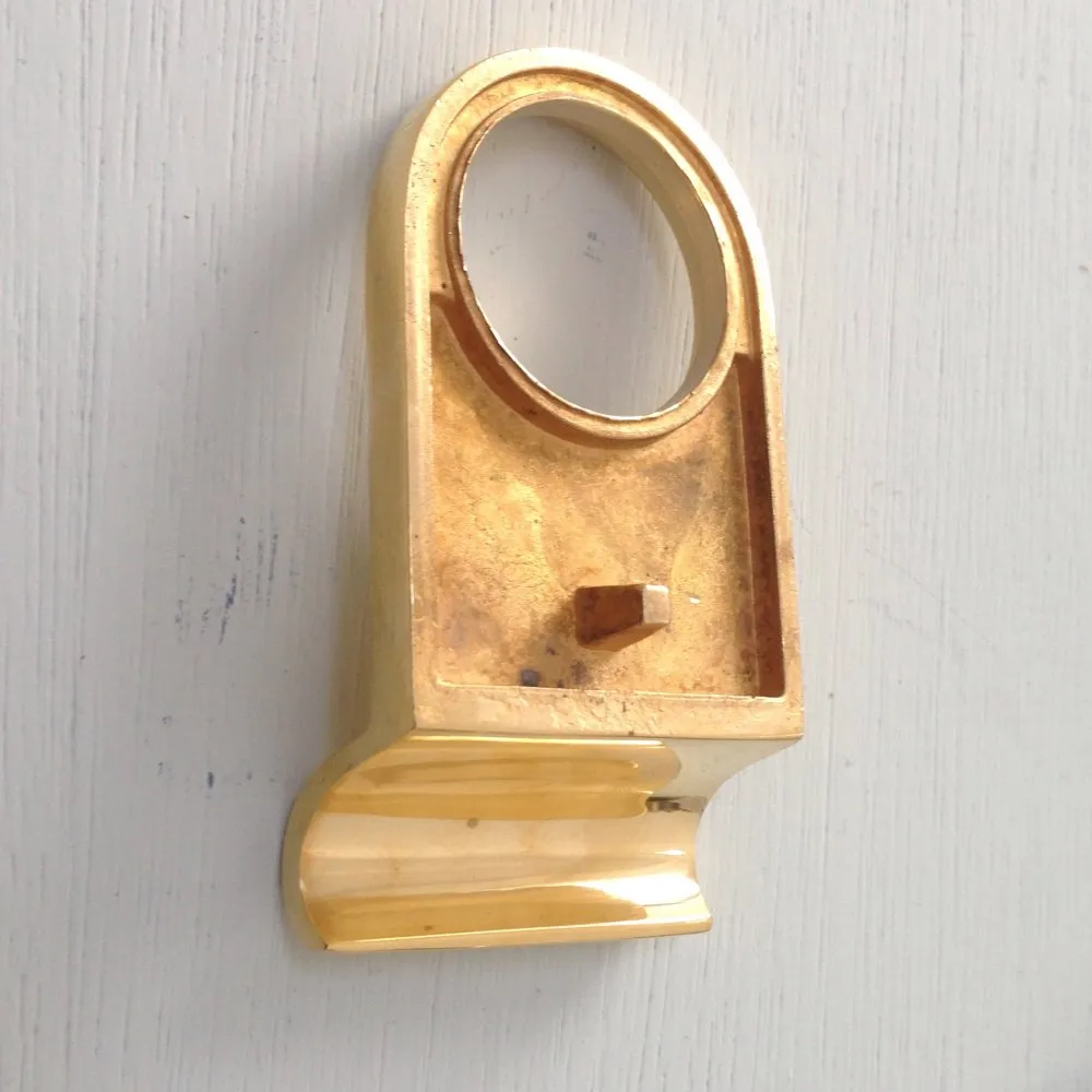 Polished Brass Cylinder Latch Pull